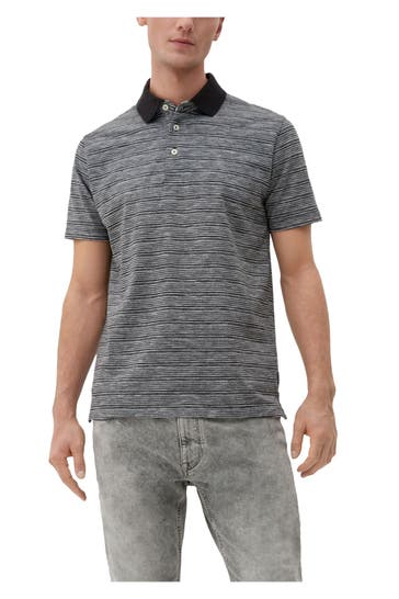 S.OLIVER Polo-Shirt gemustert