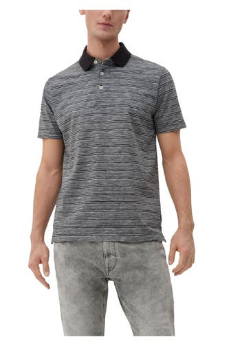 S.OLIVER Polo-Shirt gemustert