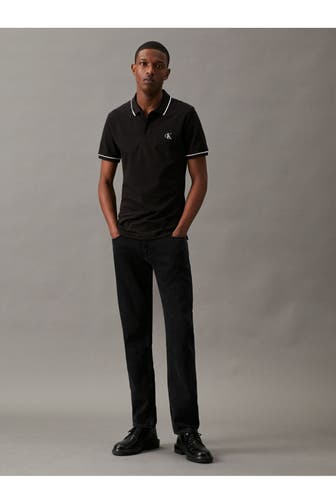 CALVIN KLEIN Polo-Shirt schwarz