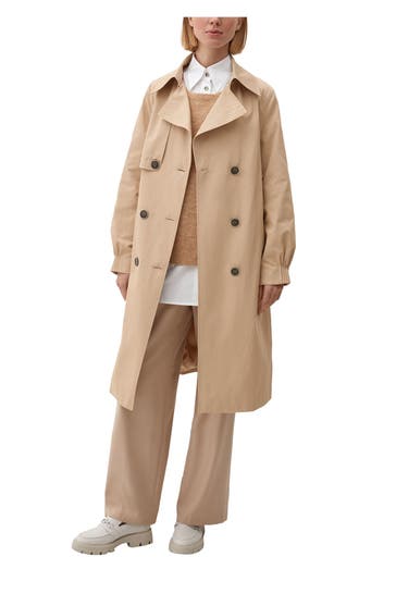 S.OLIVER BLACK LABEL Trenchcoat hellbraun