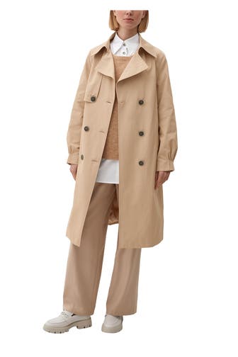 S.OLIVER BLACK LABEL Trenchcoat hellbraun