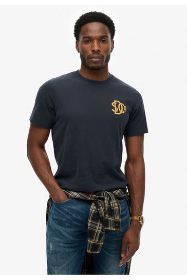 SUPERDRY T-Shirt navy