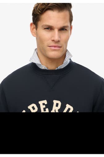 SUPERDRY Sweatshirt 'Vintage Athletic' navy