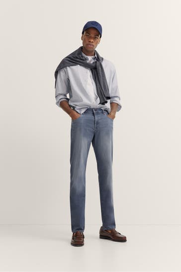 BUGATTI Jeans graublau Modern Fit