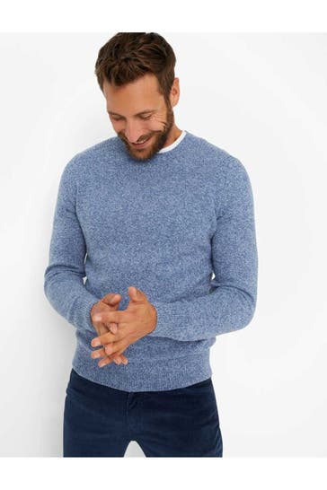 BRAX Strickpullover 'Rick' taubenblau