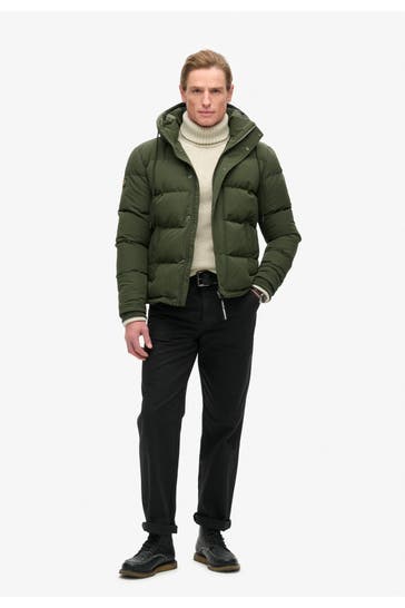 SUPERDRY Steppjacke dunkelgrün