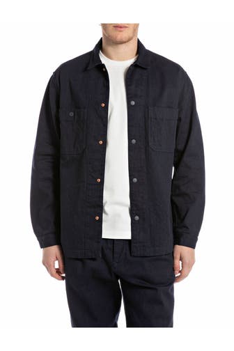 REPLAY Jeansjacke dunkelblau