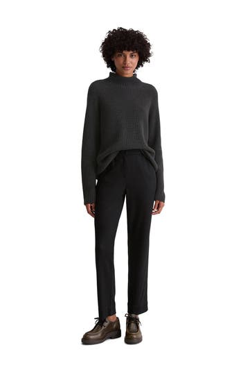 MARC O'POLO Stoffhose schwarz 