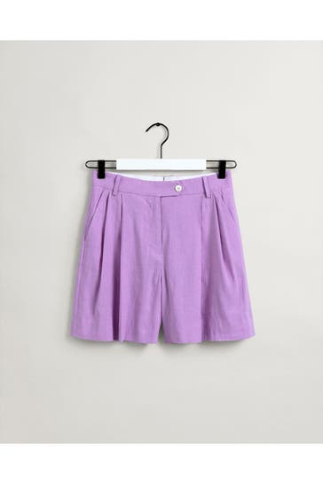 GANT Leinenmix-Rock lila