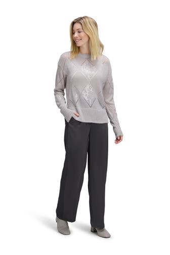 BETTY BARCLAY Strickpullover grau