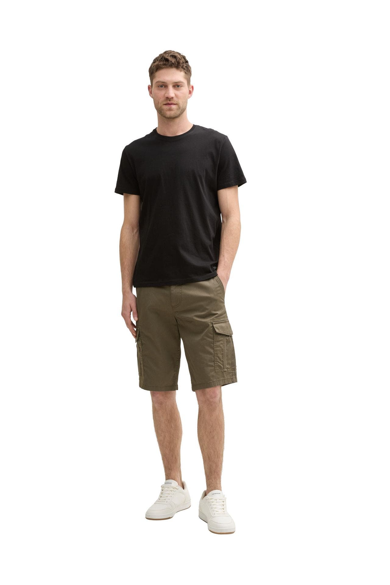 TOM TAILOR Cargo-Shorts oliv, Bild 1