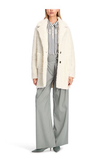 MARC CAIN Wollmix-Mantel creme