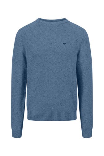 FYNCH-HATTON Wollmix-Strickpullover azurblau