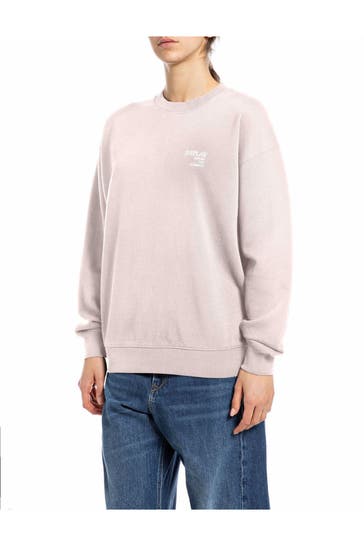 REPLAY Sweatshirt hellrosa