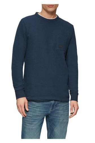 S.OLIVER Sweatshirt dunkelblau