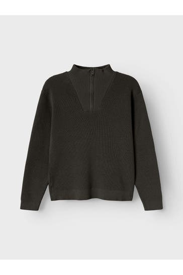 NAME IT Strick-Troyer schwarz