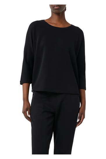 COMMA, Sweatshirt schwarz