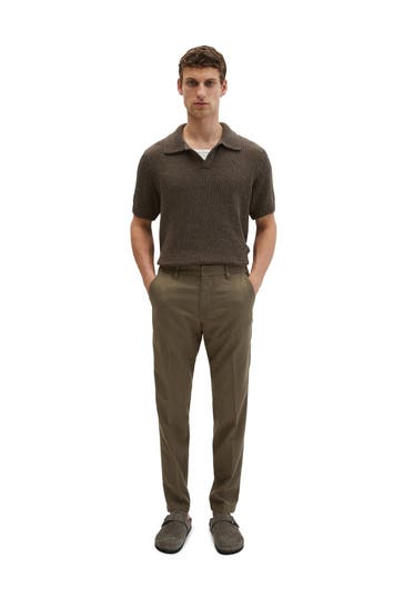 MARC O'POLO Stoffhose 'Osby' taupe