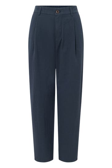 JOOP! Stoffhose Chino Lead in Beige navy Loose Fit