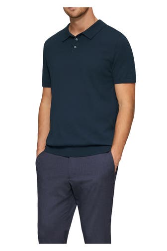 S.OLIVER BLACK LABEL Strick-Polo navy