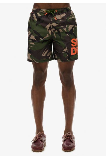 SUPERDRY Badeshorts camouflage