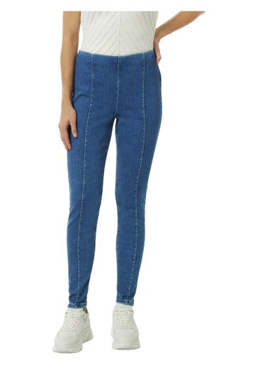 COMMA, Jeggings blau skinny
