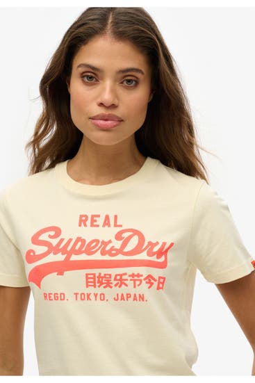 SUPERDRY - T-Shirt creme