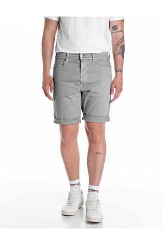 REPLAY Jeansshorts graugrün