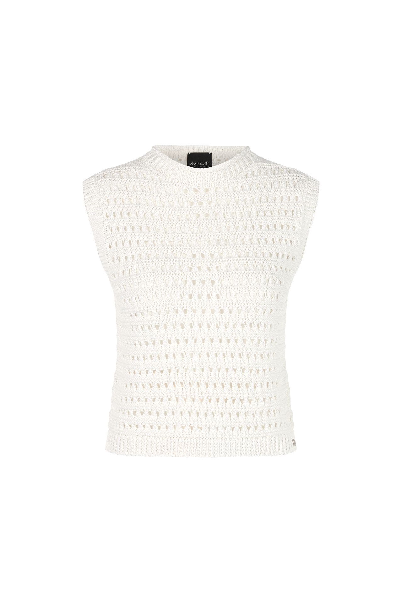 MARC CAIN Stricktop ecru, Bild 1