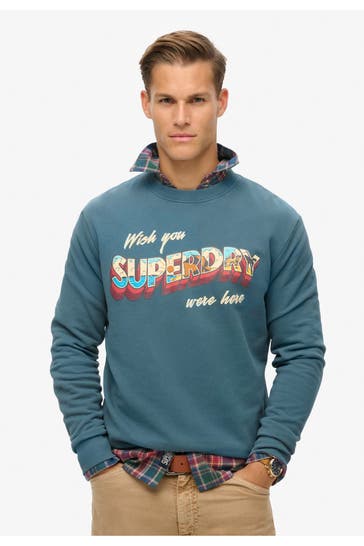 SUPERDRY Sweatshirt dunkelblau
