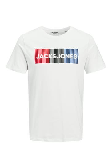 JACK & JONES T-Shirt weiß