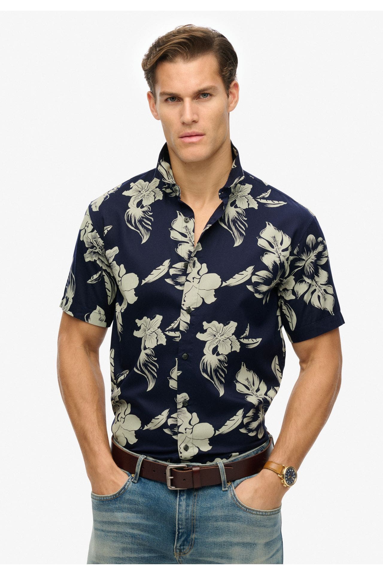 SUPERDRY Kurzarmhemd 'Hawaiian Print' Regular Fit, Bild 1