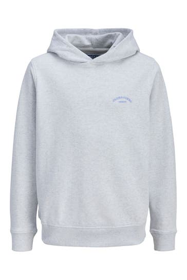 JACK & JONES Hoodie hellgrau