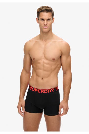 SUPERDRY 2er-Pack Boxer Trunk mehrfarbig