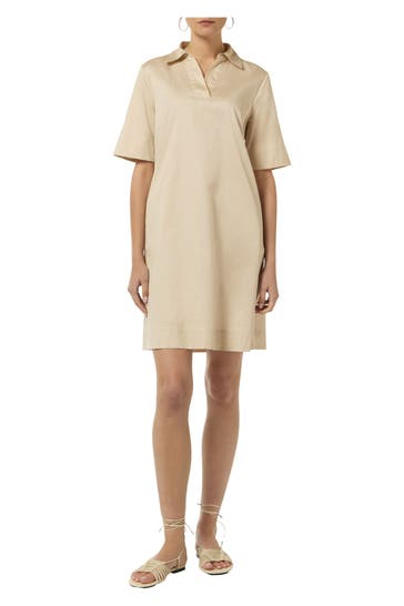 COMMA, Casual-Kleid beige