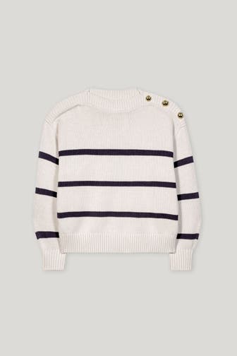 LUISA CERANO Strickpullover gestreift