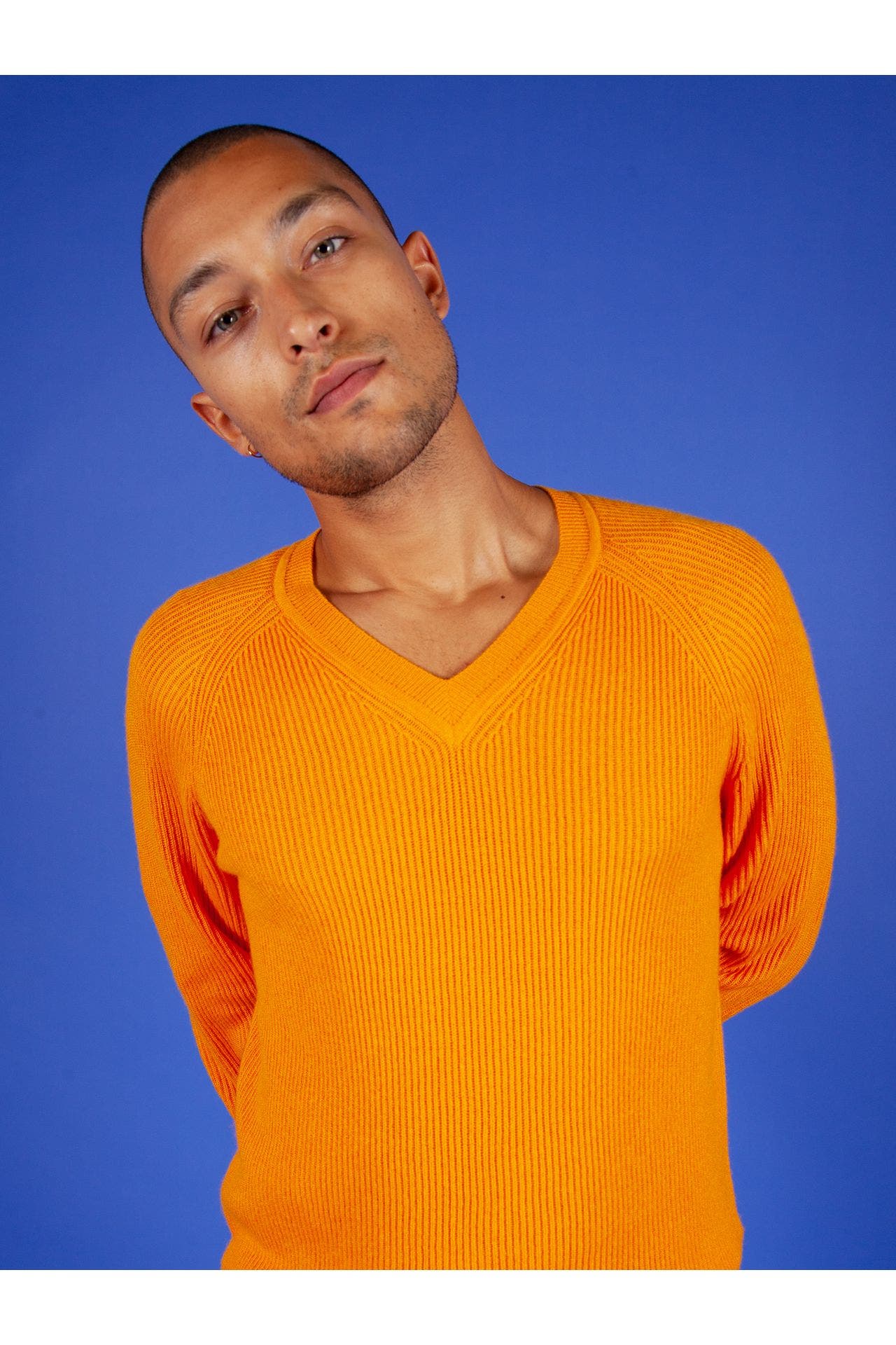 FTC Strickpullover orange, Bild 1