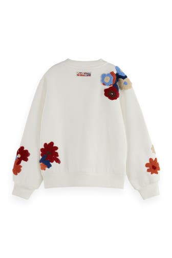 SCOTCH & SODA Sweatshirt weiß