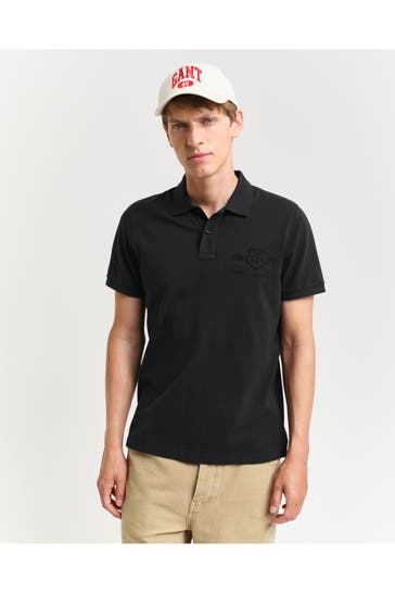 GANT Polo-Shirt schwarz