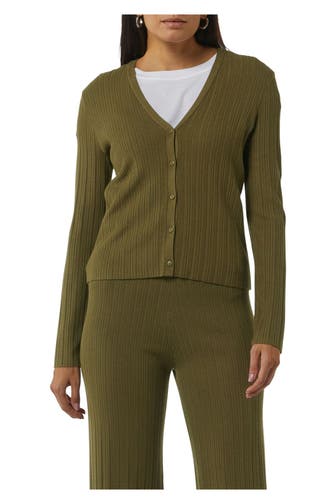 COMMA, Strickjacke oliv