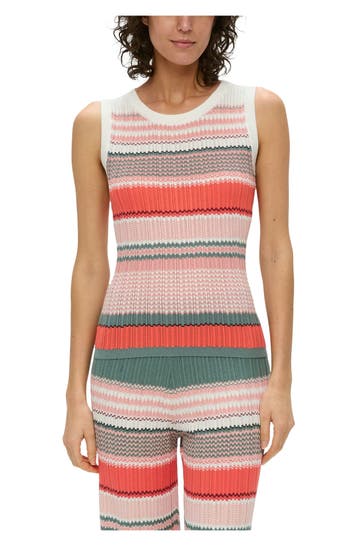 S.OLIVER Stricktop gemustert