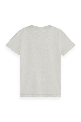 SCOTCH & SODA T-Shirt hellgrau meliert