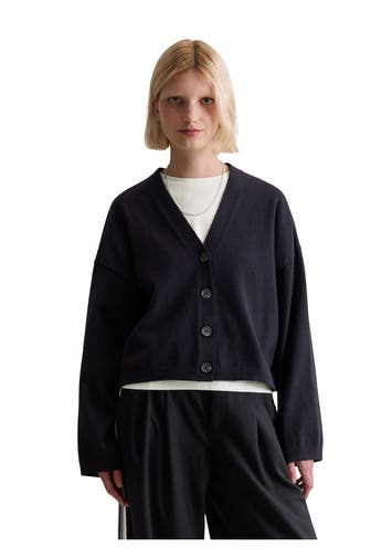 MARC O'POLO DENIM Strickjacke navy