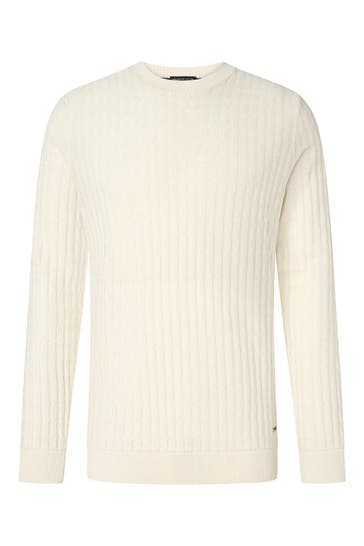 JOOP! Strickpullover weiß