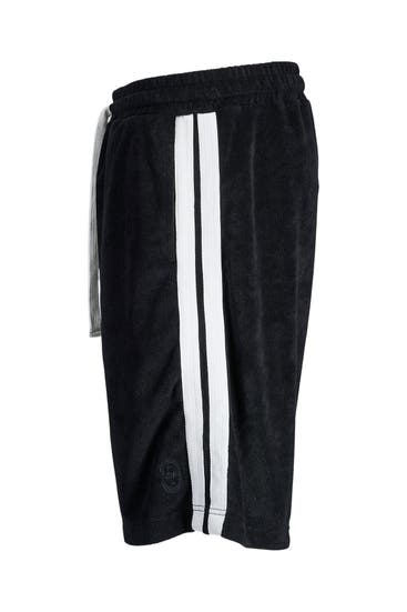 JACK & JONES - Frottier-Shorts 'Jpstbill Athletico' schwarz