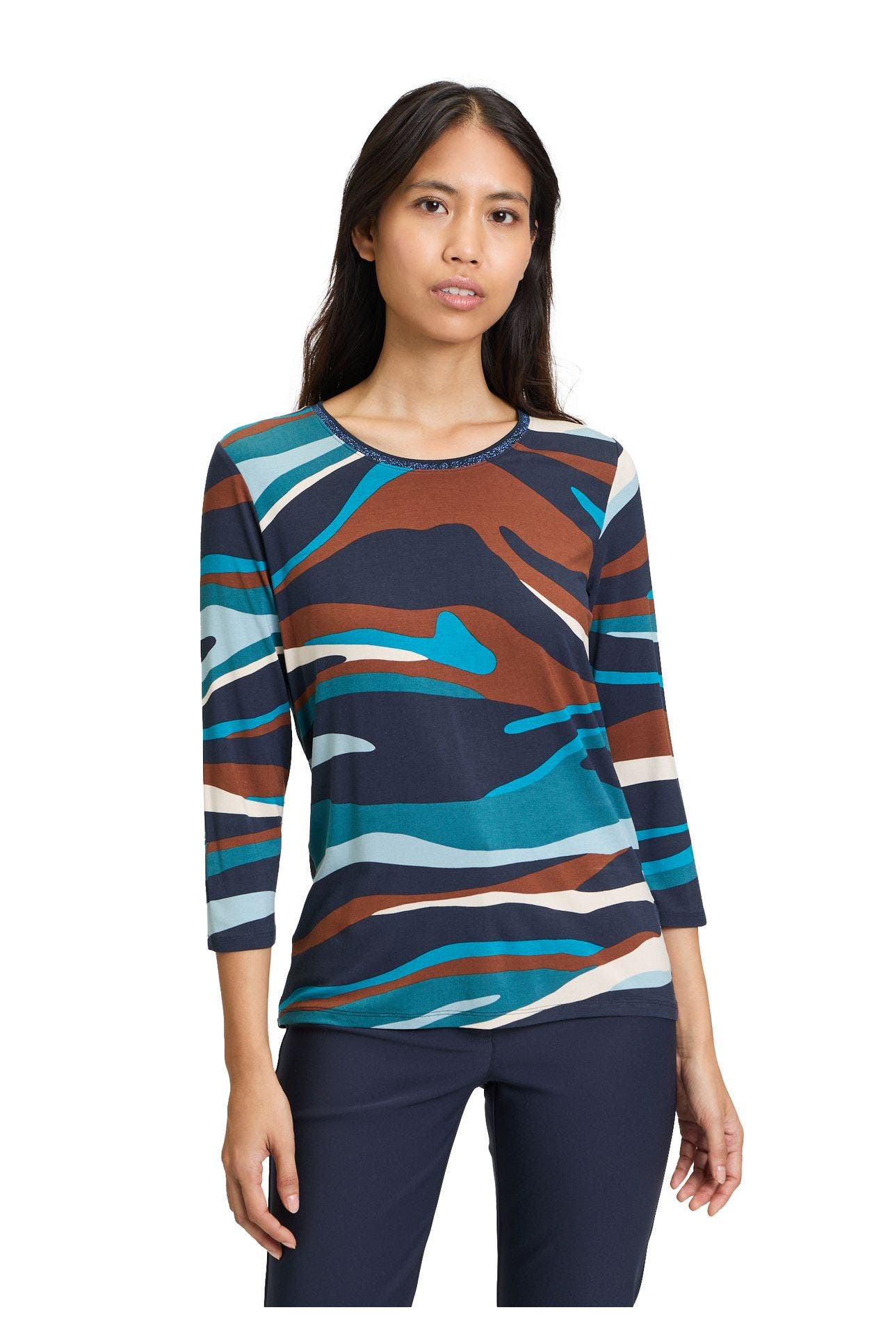 BETTY BARCLAY Longsleeve gemustert, Bild 1