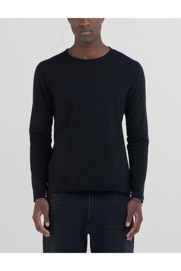 REPLAY Langarmshirt schwarz