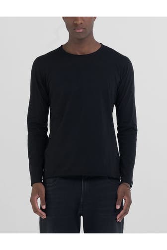 REPLAY Langarmshirt schwarz