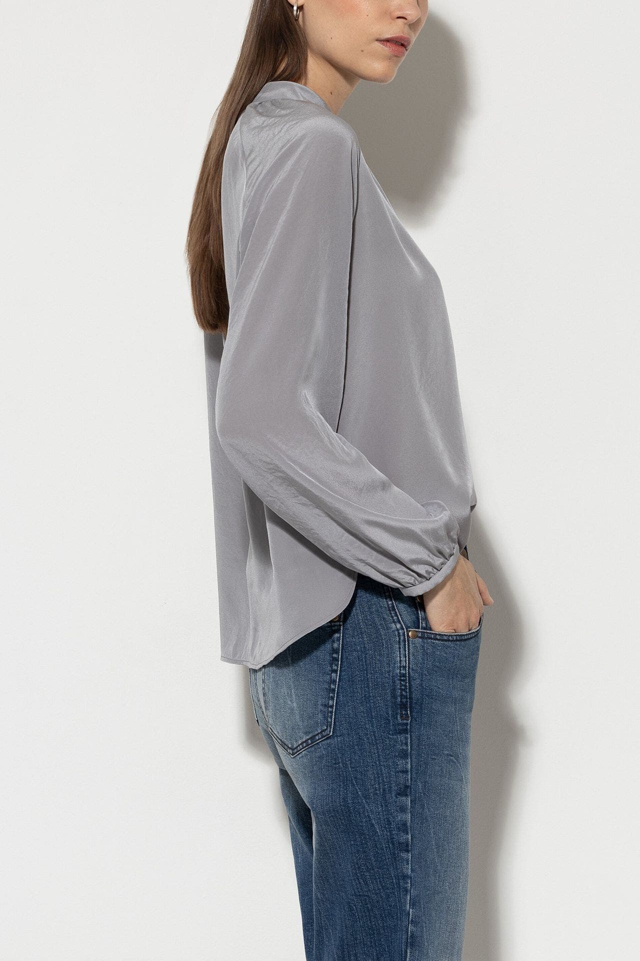 LUISA CERANO Blusenshirt grau, Bild 1