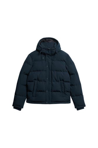 SUPERDRY Steppjacke navy